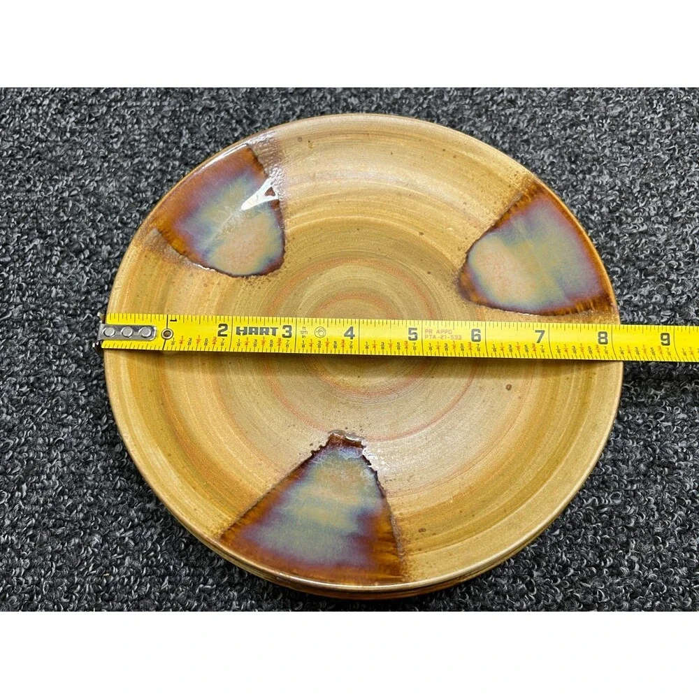 Sango Splash 4951 Brown Drip Glaze 8.25